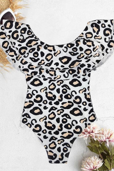 Kids Leopard mommy and me swimsuit