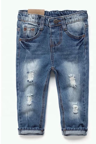 Classic ripped jeans