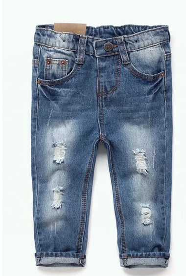 Classic ripped jeans