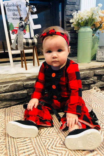 Plaid Romper