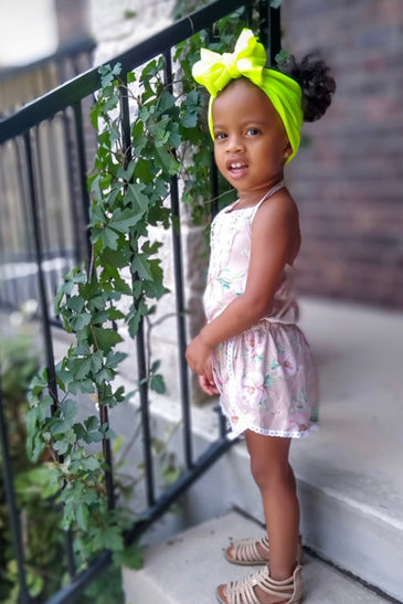 Sweet Addy Halter Romper