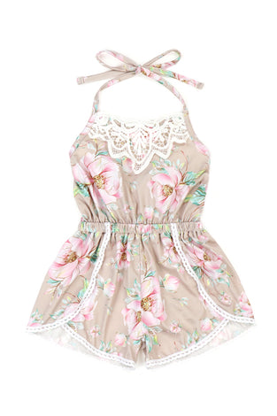 Sweet Addy Halter Romper