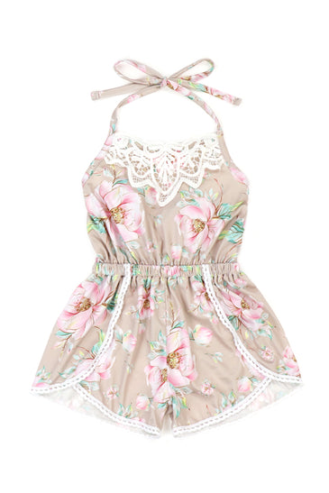 Sweet Addy Halter Romper