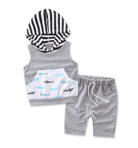 Shark shorts set