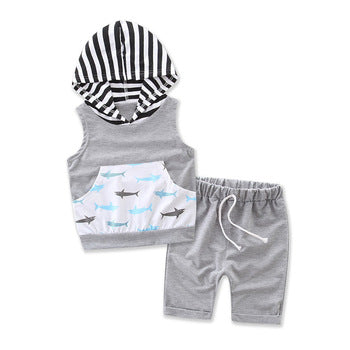 Shark shorts set